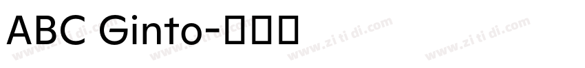 ABC Ginto字体转换